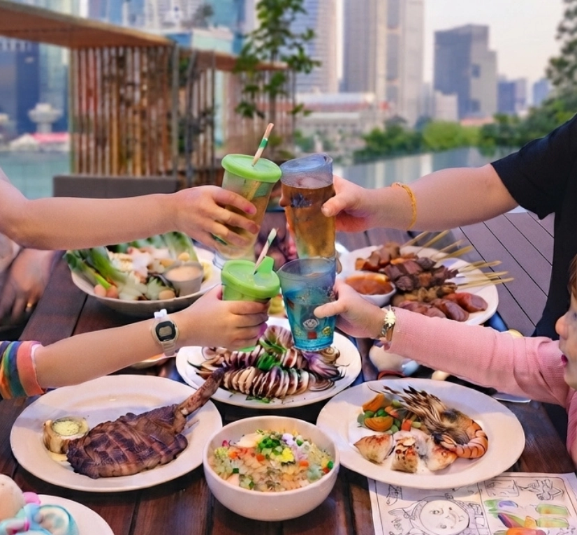Kids Dine Free - BBQ Buffet by The Pool