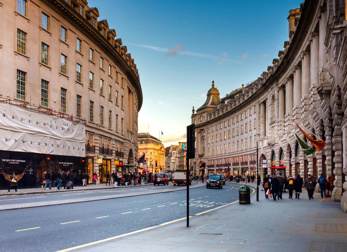 Regent Street in London.