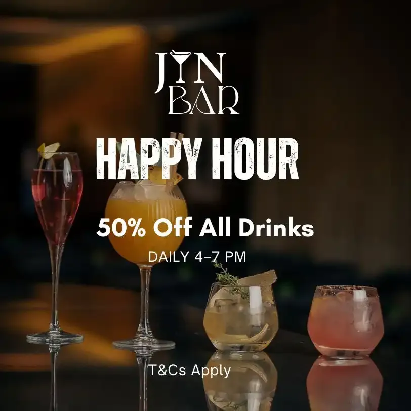 Jin Bar Daily Happy Hour