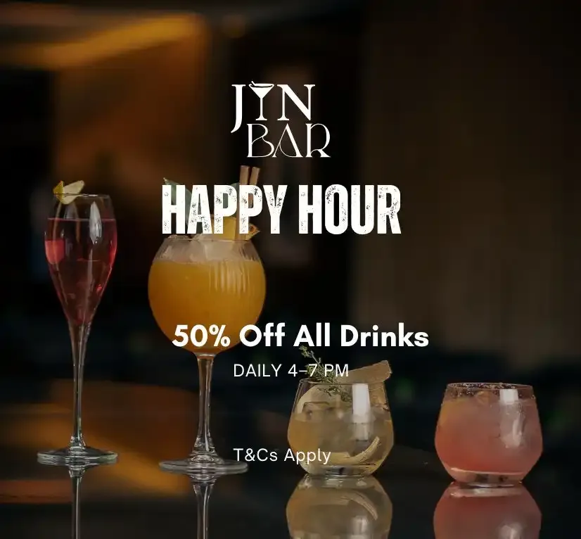 Jin Bar Daily Happy Hour